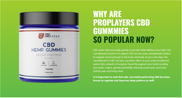 ProPlayer CBD Hemp Gummies - ( Scam Alert 2023) Does It Really Work