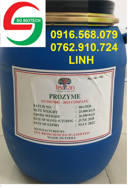 PROZYME – Enzyme chuyên tẩy nhớt bạt hiệu quả cung cấp số lượng lớn