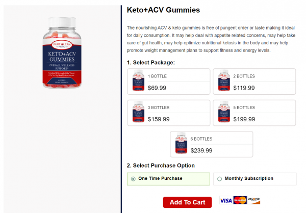 Pure Clean Keto ACV Gummies - (100 percent Normal) Best Weight Reduction Supplement!