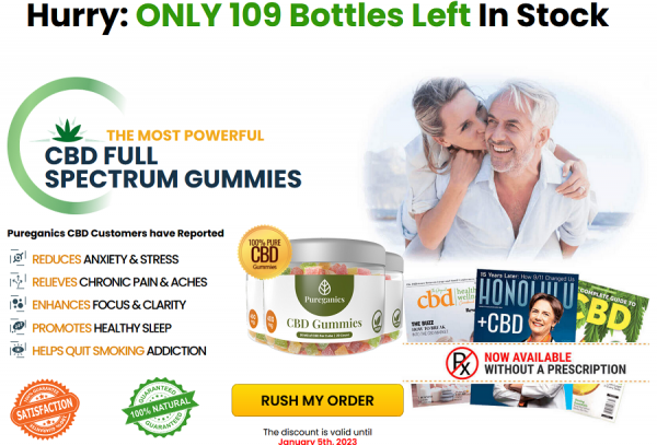 Pureganics CBD Gummies (Reported 2023) All New Chronic Pain Relief Formula!