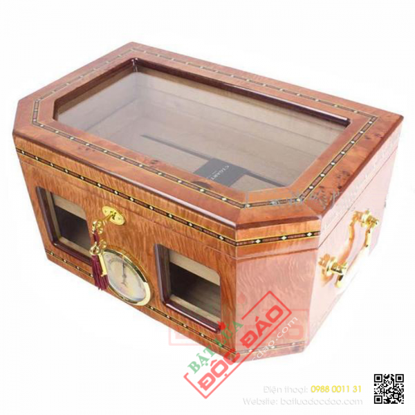 Quà biếu sếp, hộp bảo quản giữ ẩm xì gà Cohiba H612