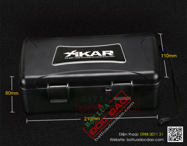 Quà biếu sếp, hộp bảo quản giữ ẩm xì gà Xikar XH10