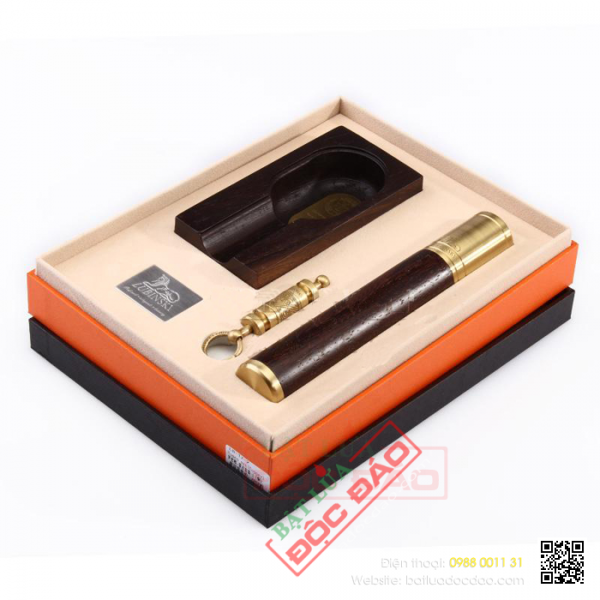 Quà biếu sếp nam: sét phụ kiện xì gà Cohiba S001 cao cấp