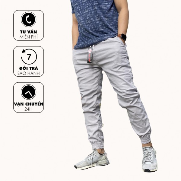 Quần Jogger Bo Gấu - Vải Kaki