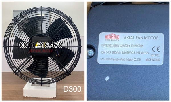 Quạt dàn lạnh, quạt dàn nóng model YWF4D-300S tại Bình Tân