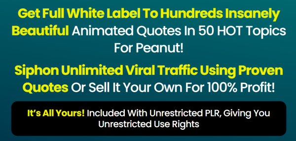 Quote Blowout PLR Review –| Is Scam? -66⚠️Warniing⚠️Don’t Buy Yet Without Seening This?