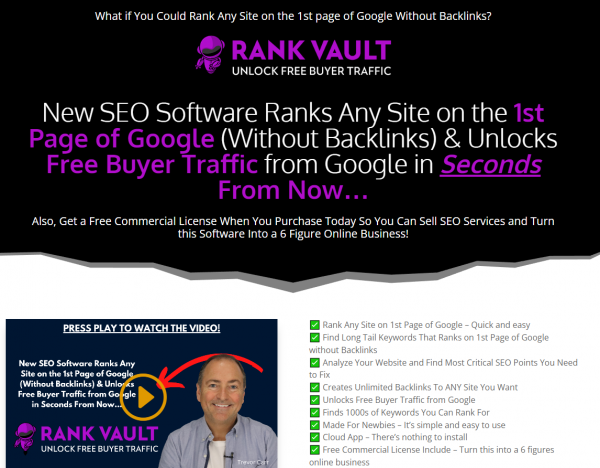 Rank Vault Review – 88VIP 2,000 Bonuses $1,153,856 + OTO 1,2,3,4 Link Here