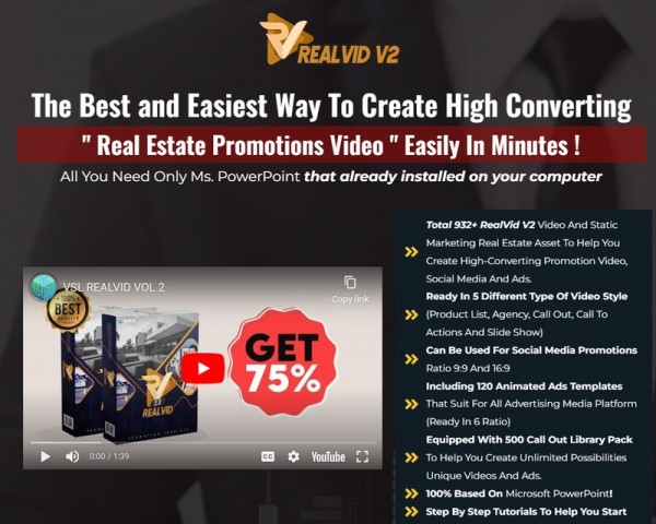 RealVid Volume 2 Review - 1st to 2nd All 2 OTOs Details Here + 88VIP 1,500 Bonuses