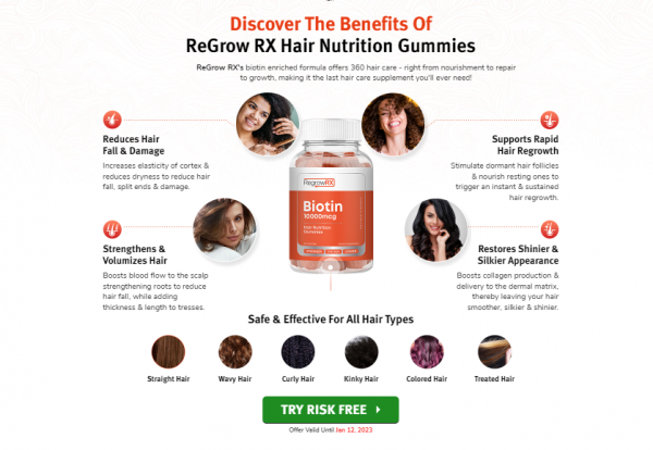 ReGrow RX Biotin Gummies (SCAM or HOAX) #1 Mens Health Supplement?