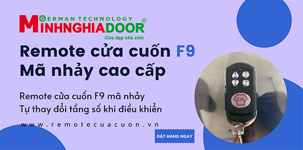 Remote cửa cuốn CH F9