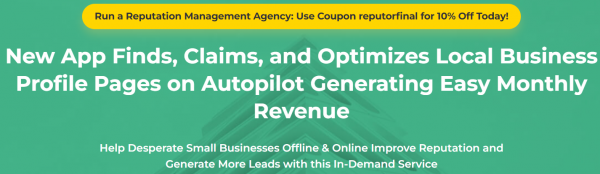 Reputor OTO 1,2,3,4,5 Upsells OTO Links + VIP 3,000 Bonuses