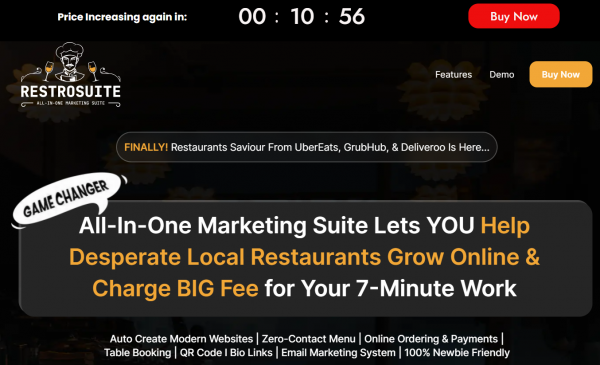 RestroSuite OTO 1 to 7 OTOs Links Here + VIP 3,000 Bonuses Review