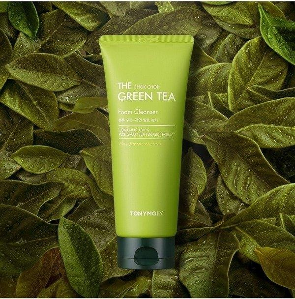 Review chi tiết sữa rửa mặt tonymoly the chok chok green tea foam cleanser