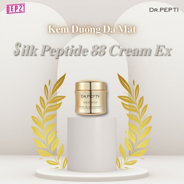 Review kem dưỡng Dr. pepti silk Peptide 88 Cream Ex liệu có chống lão hóa hiệu quả