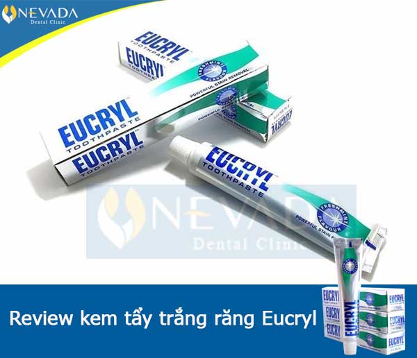 Review kem tẩy trắng răng Eucryl có tốt không?