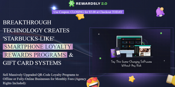 Rewardsly 2.0 OTO 1 to 9 OTOs Links Here + VIP 3,000 Bonuses Review 