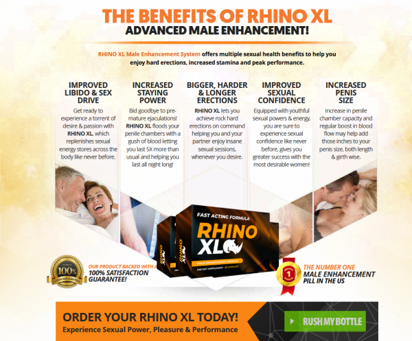 Rhino XL Male Enhancement :- Help You Discover The Real Power of Men!