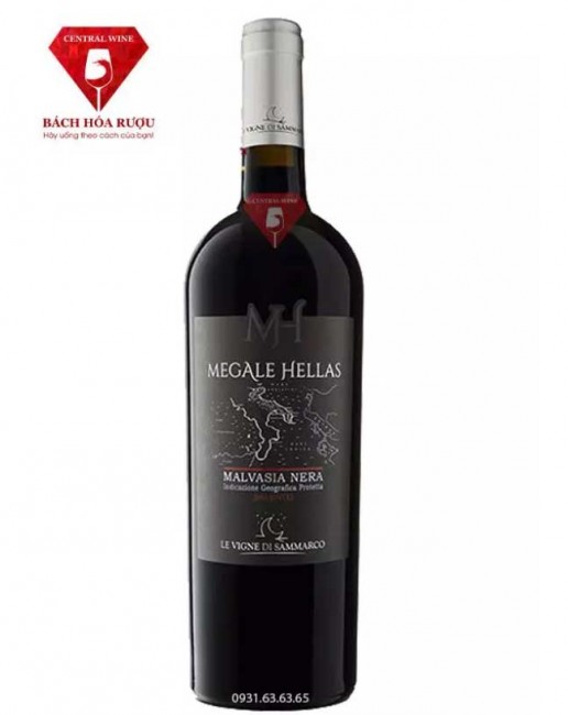 Rượu vang Le vigne di Sammarco Megale Hellas Malvasia Nera