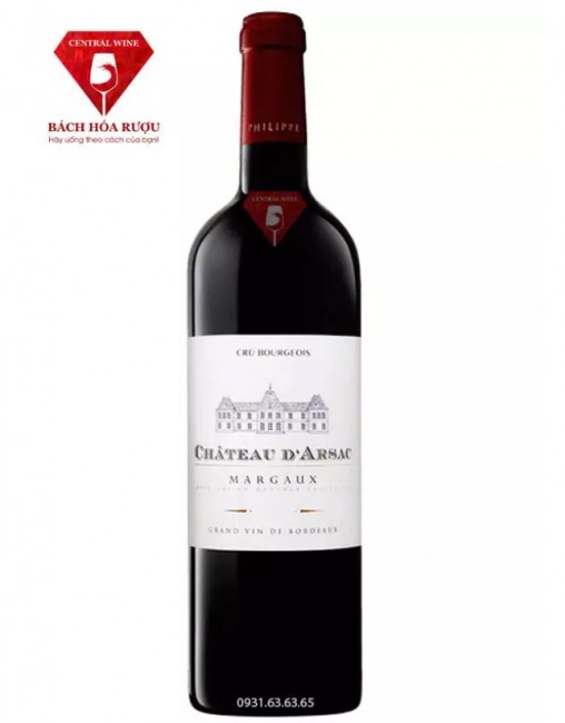 Rượu vang Pháp Château d'Arsac Margaux