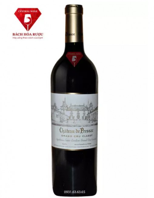 Rượu vang Pháp Château de Pressac Saint-Émilion Grand Cru 