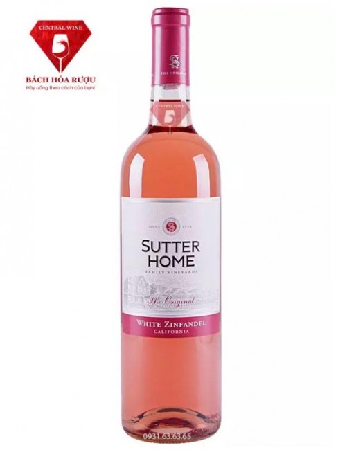 Rượu vang Sutter Home White Zinfandel