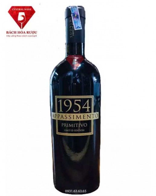 Rượu vang Ý 1954 Appassimento Primitivo