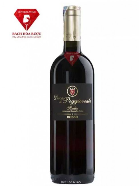 Rượu vang Ý Duca di Poggioreale Rosso