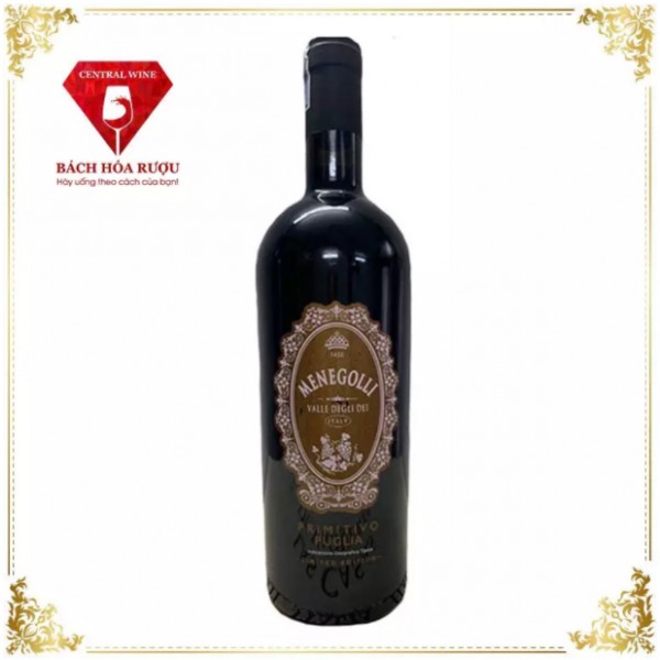 Rượu Vang Ý Menegolli Limited Edition Primitivo