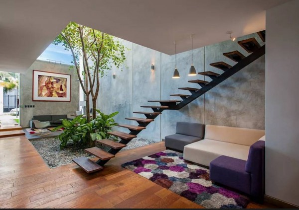 Sàn nhà trải sỏi có làm bạn xao xuyến?