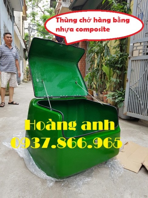 Sản xuất thùng chở hàng tại hà nội, thùng sau xe máy, thùng ship hàng