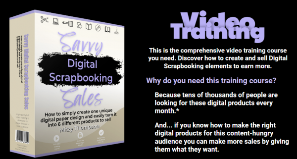 Savvy Digital Scrapbooking Sales Review - VIP 5,000 Bonuses $2,976,749 + OTO 1,2 Link Here