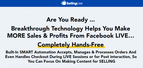 SellingLive Software by Dean Gilmore OTO 1 to 3 OTOs Bundle Coupon + 88VIP 3,000 Bonuses Upsell