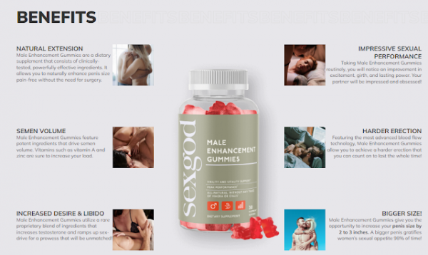 Sexgod Male Enhancement Gummies USA & Canada: The Ultimate Game-Changer for Your Sexual Health