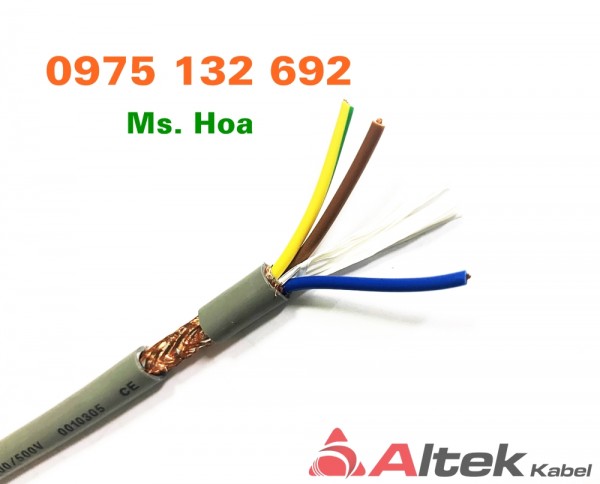 Shield Control Cable 3x1.0, cáp điều khiển 3x1.0 Altek Kabel SH 500 CT 500