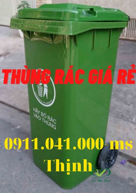 Sỉ lẻ thùng rác công cộng-thùng rác 120 lít 240 lít lh 0911.041.000