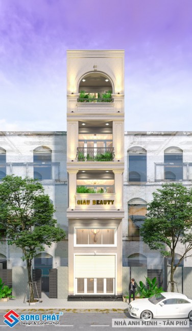 Siêu phẩm nhà phố 5 tầng có thang máy kết hợp kinh doanh tại quận Tân Phú