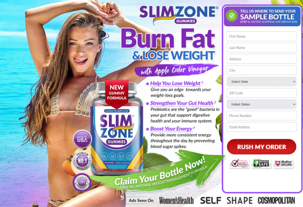 Slim Zone Gummies (ACV) Featured Gummies Which Reduces Fat Storage And Suppresses Appetite!