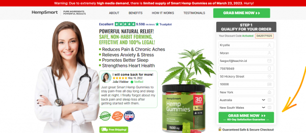 Smart Hemp CBD Gummies Reviews US - The Safe and Effective Way to Lose Weight Naturally