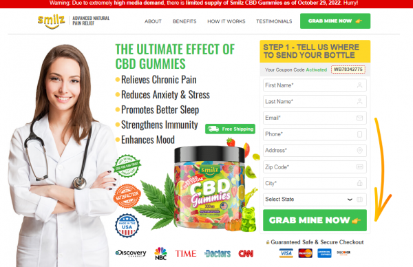 Smilz CBD Gummies Shocking Benefits & Does It Really Work?