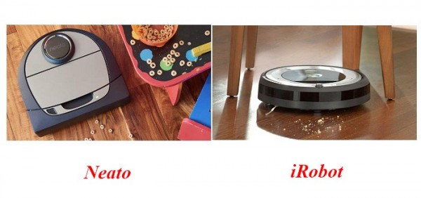 So sánh robot hút bụi Neato và iRobot