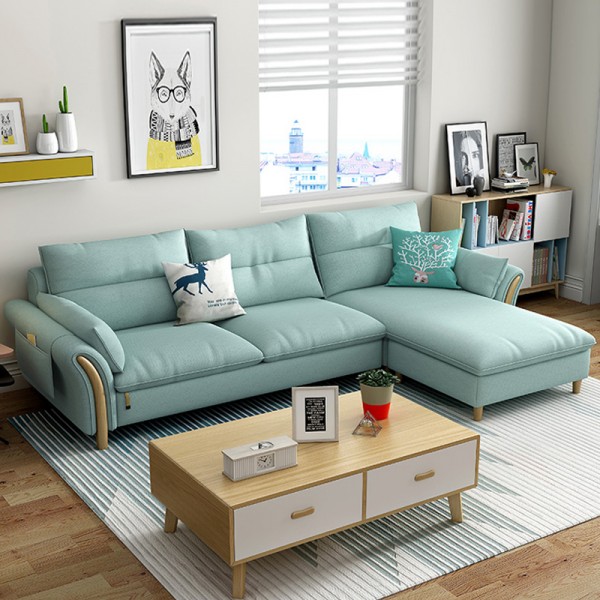 Sofa vải nhung vô cùng bắt mắt trong thời đại hiện nay