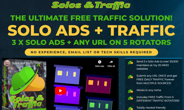 Solos & Traffic OTO – Is It Recommended or Not? Worth It or a Scam?