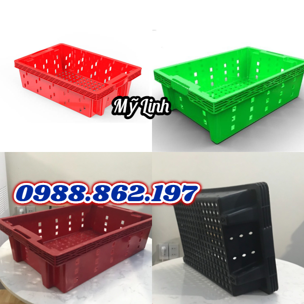 Sóng cá công nghiệp HS002, rổ nhựa HS002