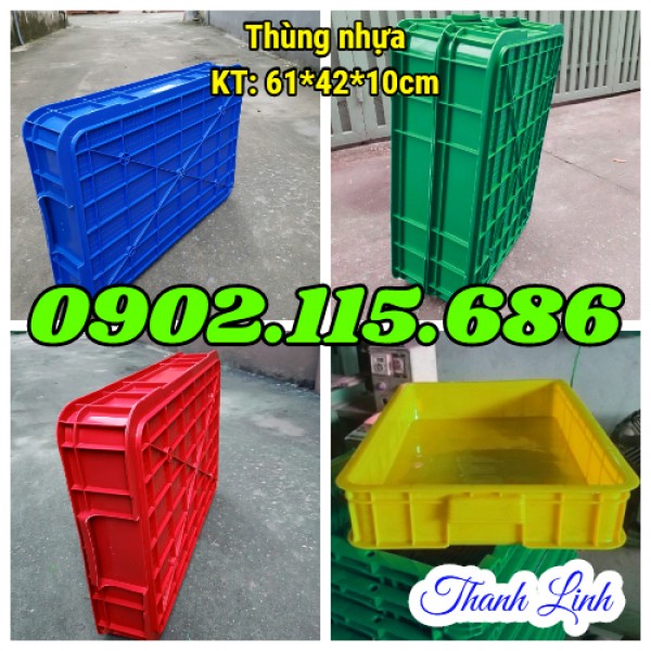 Sóng nhựa bít, thùng nhựa đặc HS025,