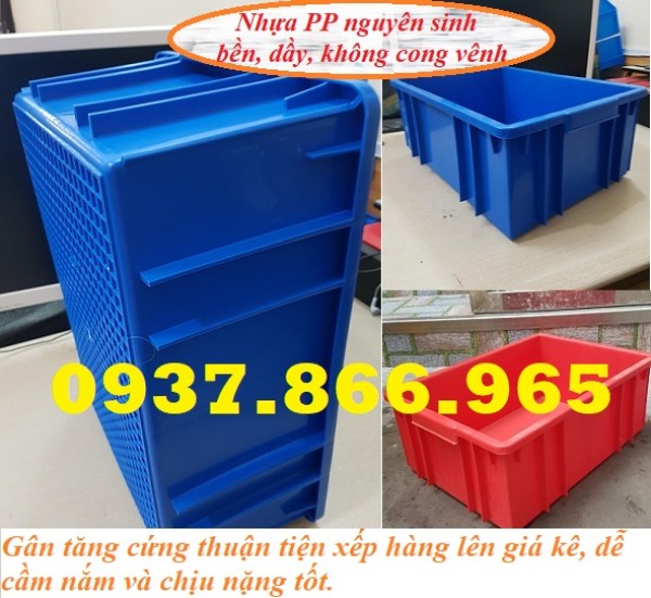 Sóng nhựa đặc, thùng nhựa đựng linh kiện, hộp nhựa đựng dụng cụ, hộp nhựa đựng hàng