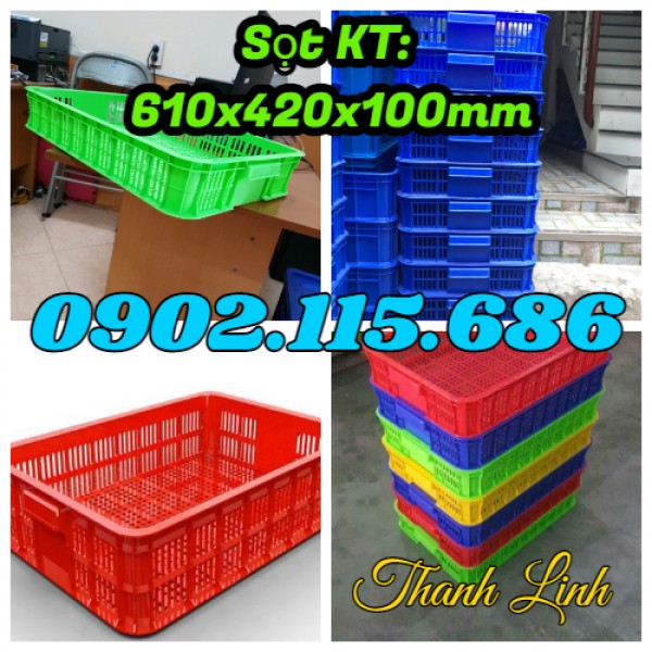 Sóng nhựa hở cao 10cm