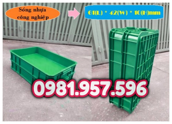 Sóng nhựa Hs025, sóng nhựa đặc 1T, sóng nhựa đặc cao 10cm