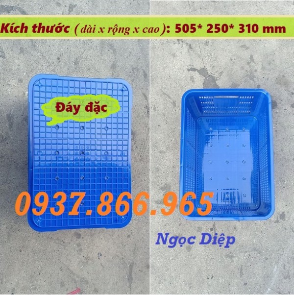 Sọt nhựa 3T1, sọt nhựa đựng trái cây, sọt nhựa nguyên sinh